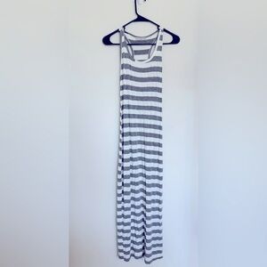 Striped Sleeveless Lounge Maxi Dress Bathing Suit Cover Up